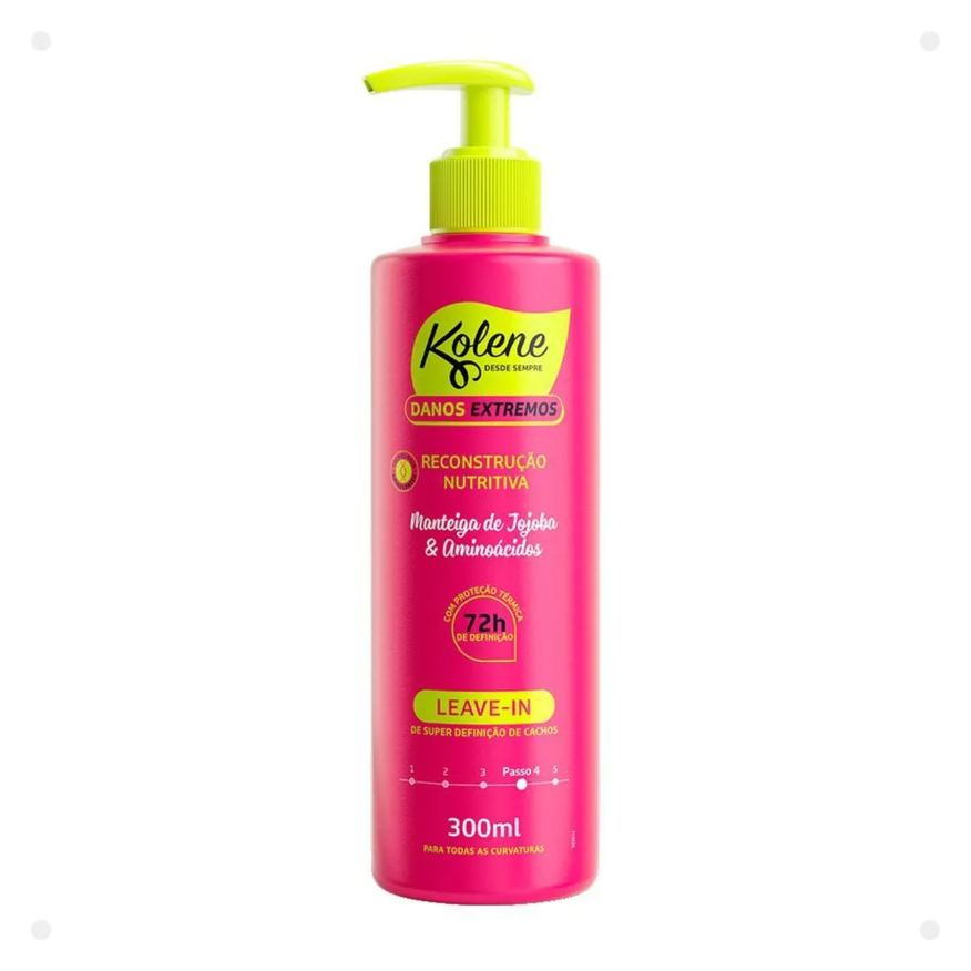 Kolene Leave-in Danos Extremos Reconstrução Nutritiva 300ml