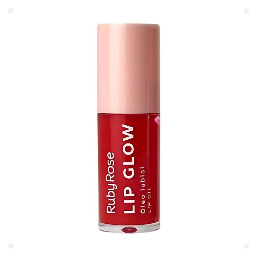Ruby Rose Óleo Labial Lip Glow Eletric Red Hb-l6502-1