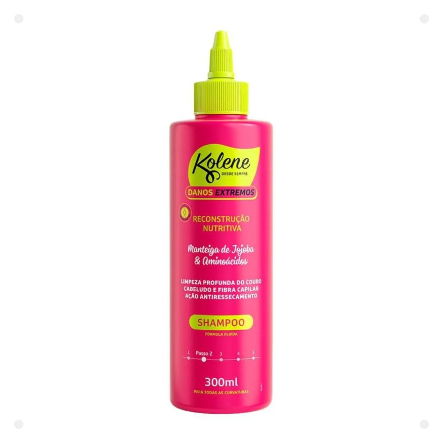 Kolene Shampoo Danos Extremos Reconstrução Nutritiva 300ml