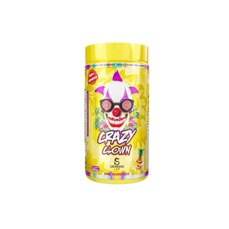 Demons Lab Pre Treino Crazy 300g Freee Workout Yellow Blood