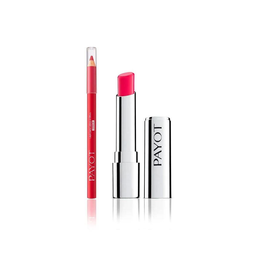 Payot Kit Labial - 11: Batom Cereja + Lápis Cereja
