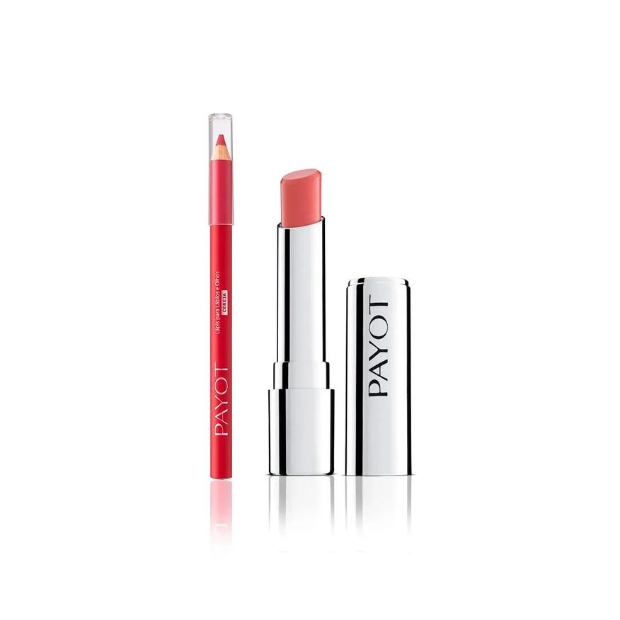 Payot Kit Labial - 15: Batom Rose + Lápis Cereja