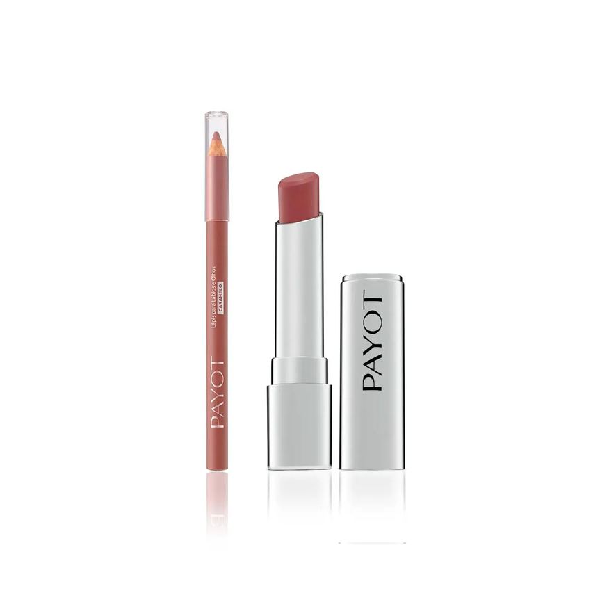 Payot Kit Labial - 19: Batom Cappuccino + Lápis Caramelo