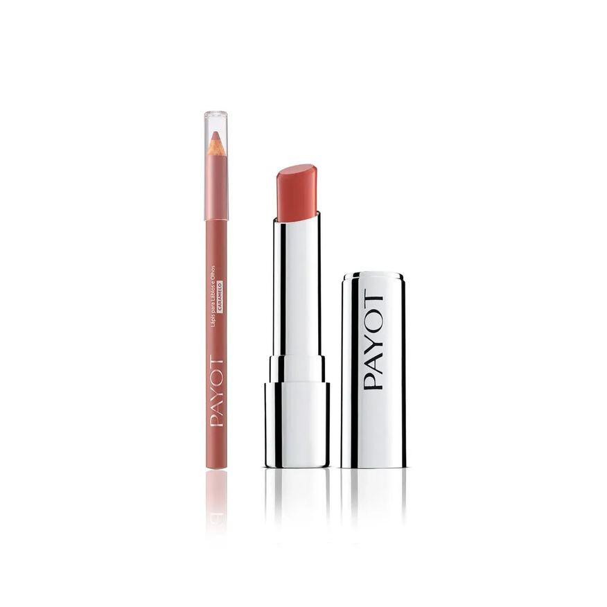Payot Kit Labial - 20: Batom Canela + Lápis Caramelo