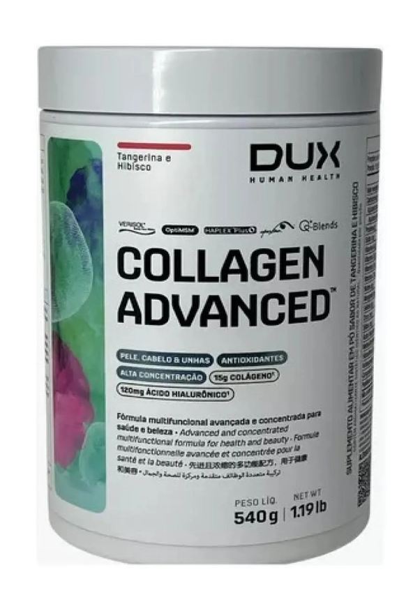 Dux Collagen Advanced (540g) - Sabor: Tangerina e Hibisco