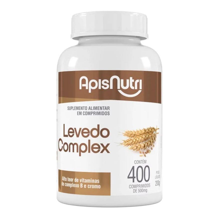 Apisnutri Levedo Complex 500mg (400 Comp) - Padrão: Único