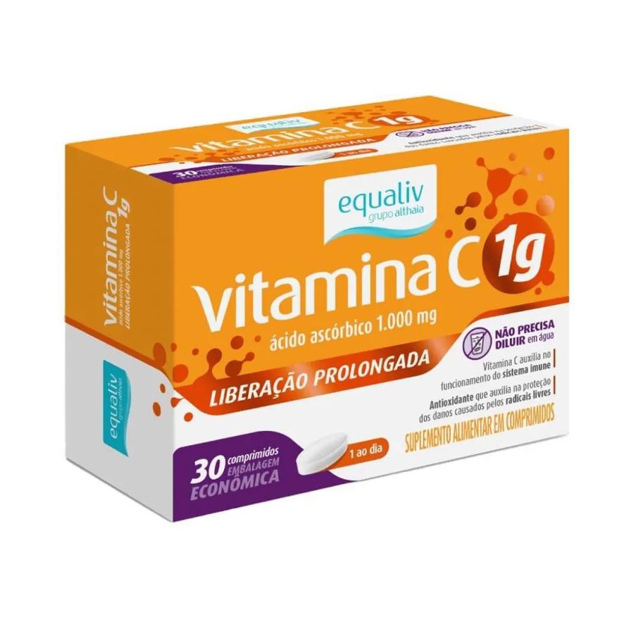 Equaliv VITAMINA C 1g (30 COMP) - PADRãO: ÚNICO