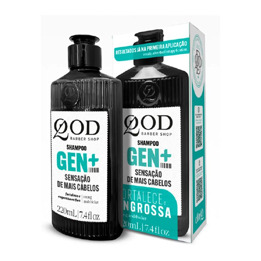 QOD Barber Shop Shampoo Fortalecedor de Fios Gen+ 220ml