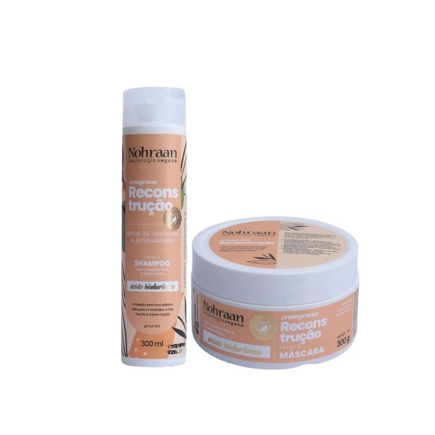 Nohraan Kit Shampoo + Máscara Reconstrução