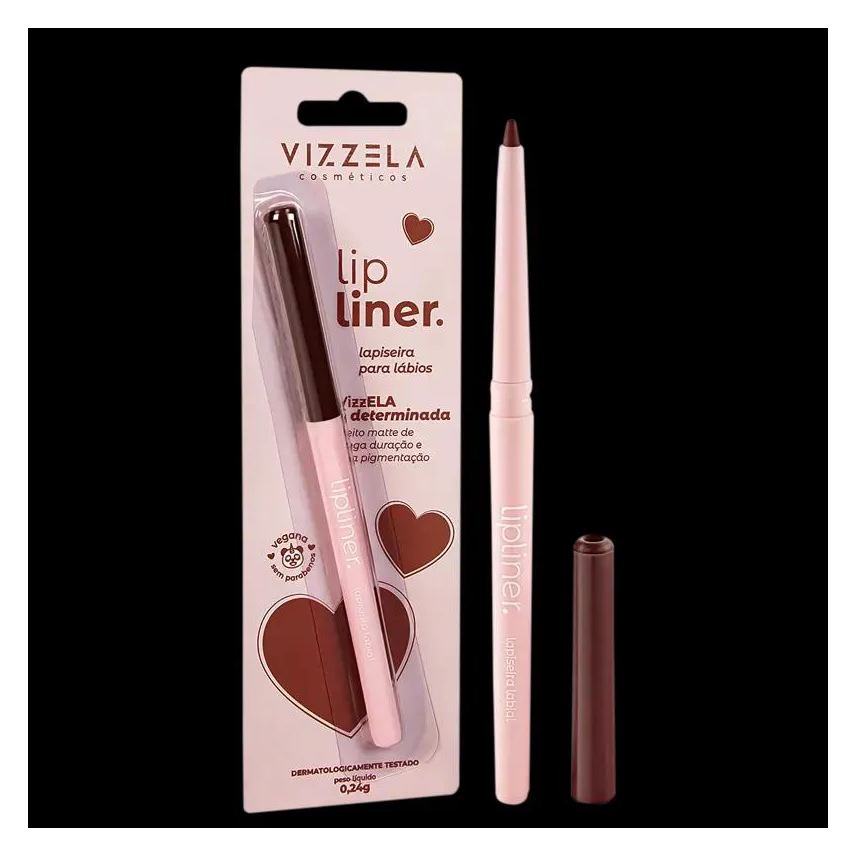Vizzela Lapiseira Labial Lip Liner Determinada