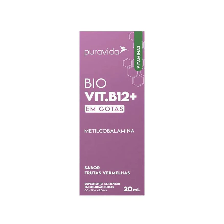 Puravida Vitamina B12+ em Gotas
