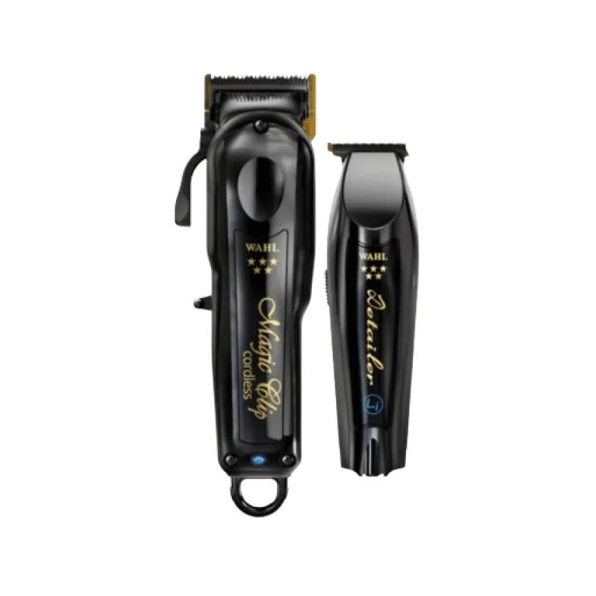 Wahl Kit Barber Combo 1 Magic Clip Cordless e 1 Detailer Cordless Bivolt Linha Profissional