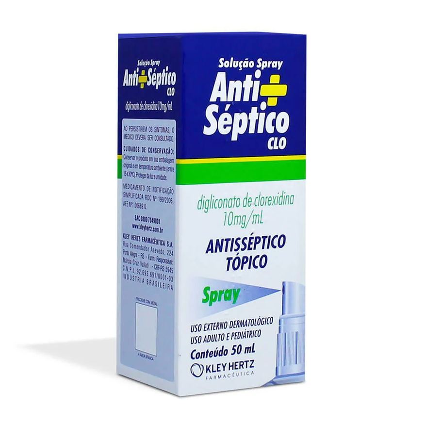Kley Hertz Anti Séptico Topico Hertz Spray 50ml