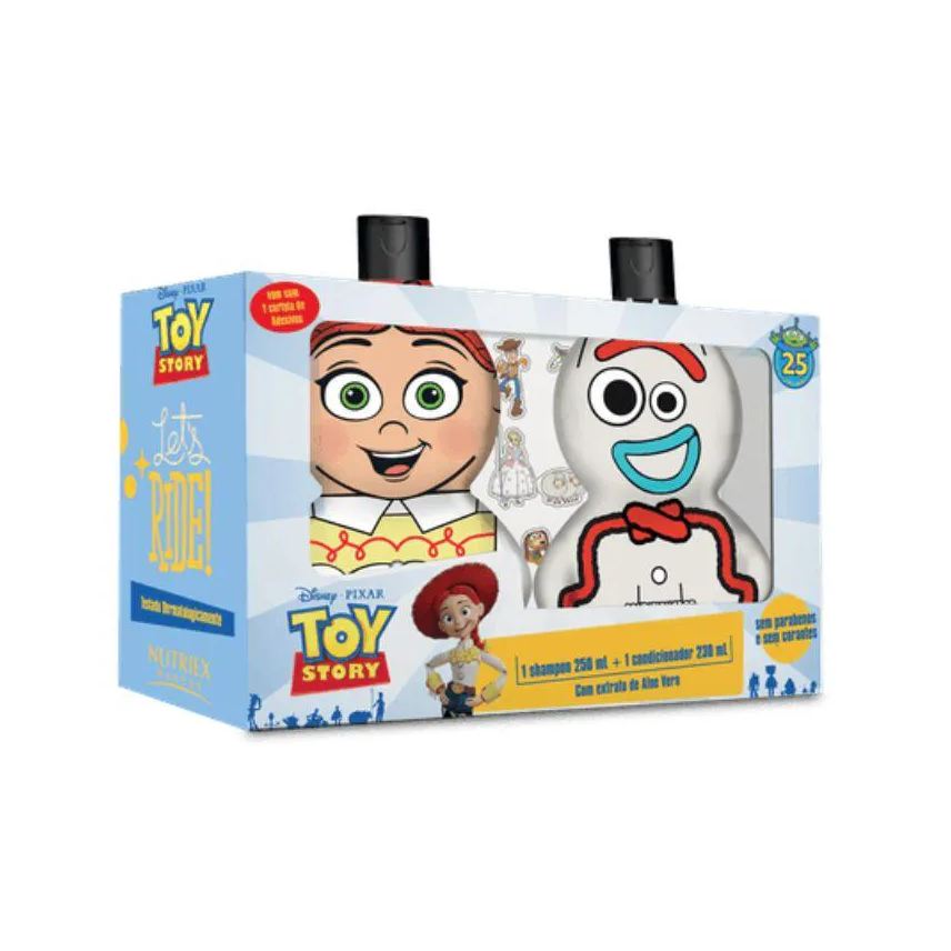 Nutriex Kit Shampoo 250ml + Condicionador 230ml - Jessie E Forky Toy Story