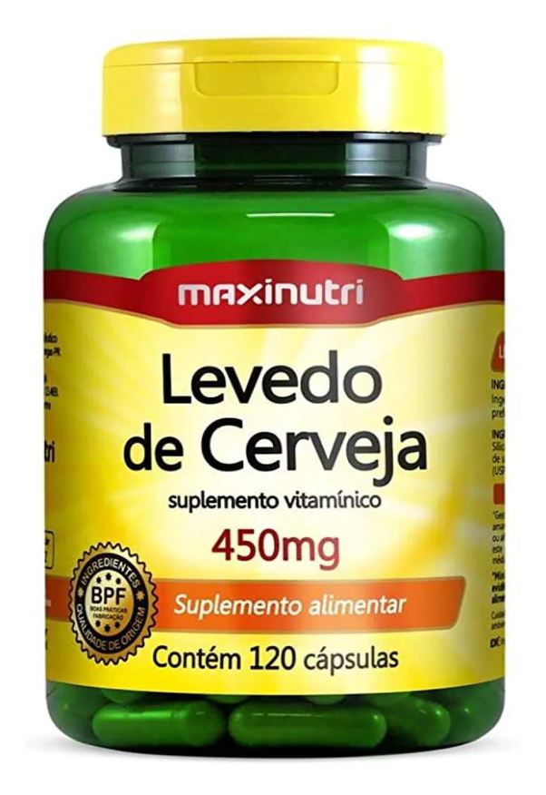 Maxinutri Polivitamínico Levedo de Cerveja 450mg 120 cápsulas