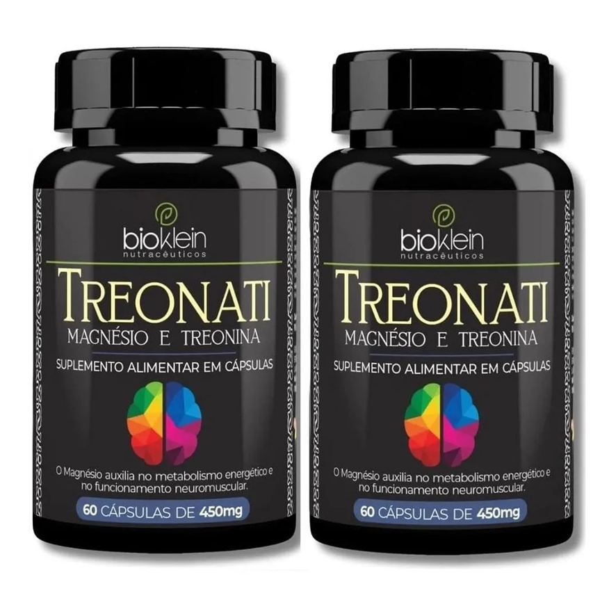 Bioklein Kit 02 Treonati (magnesio e Treonina) 450mg 60 cápsulas