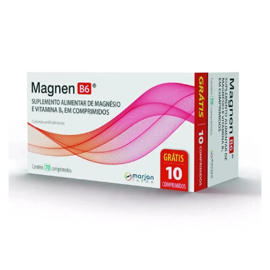Marjan Magnen B6 60 comprimidos + 10gátis - Farma