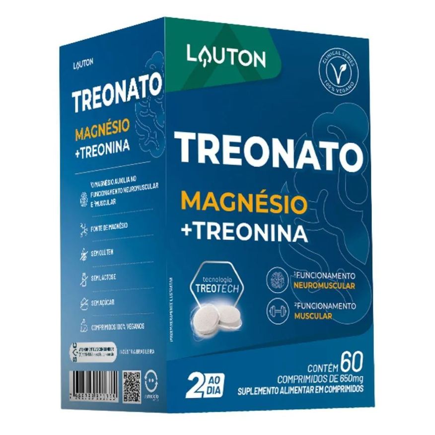 Lauton Treonato ( Magnésio e Treonina ) 60 comprimidos