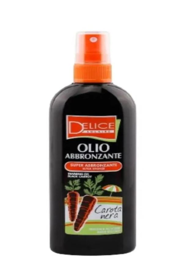 Delice Solaire Oleo Bronzeador Cenoura Negra Spray 150ml