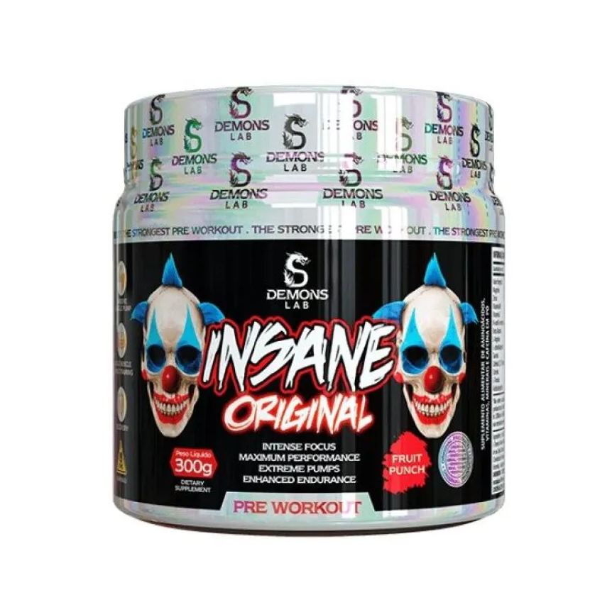 Demons Lab Insane Original (300g) - Sabor: Fruit Punch