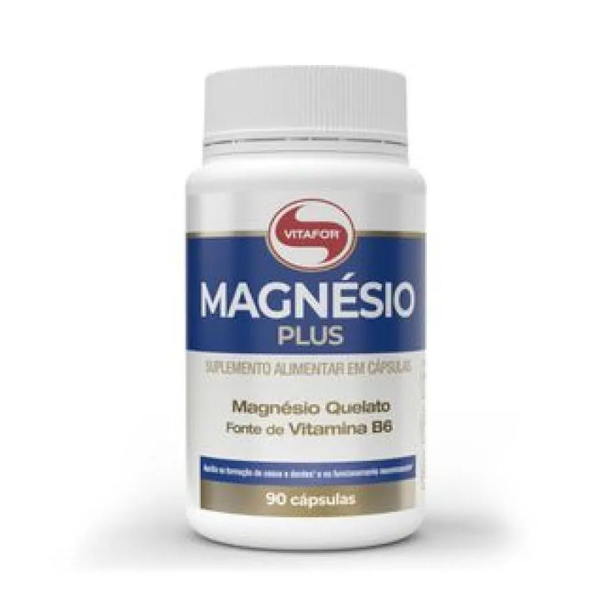 Vitafor Magnésio Plus com Vitamina B6 690mg 90 Capsulas