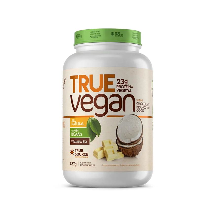 True Vegan Chocolate Branco com Coco True Source 837g