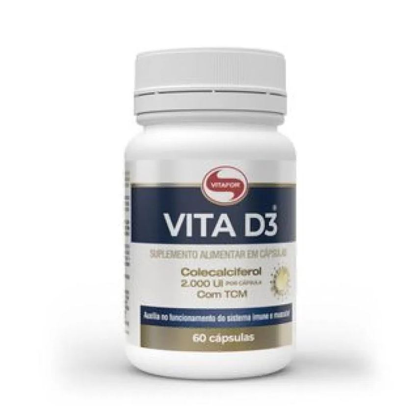 Vitafor Vita D3 60 Cápsulas