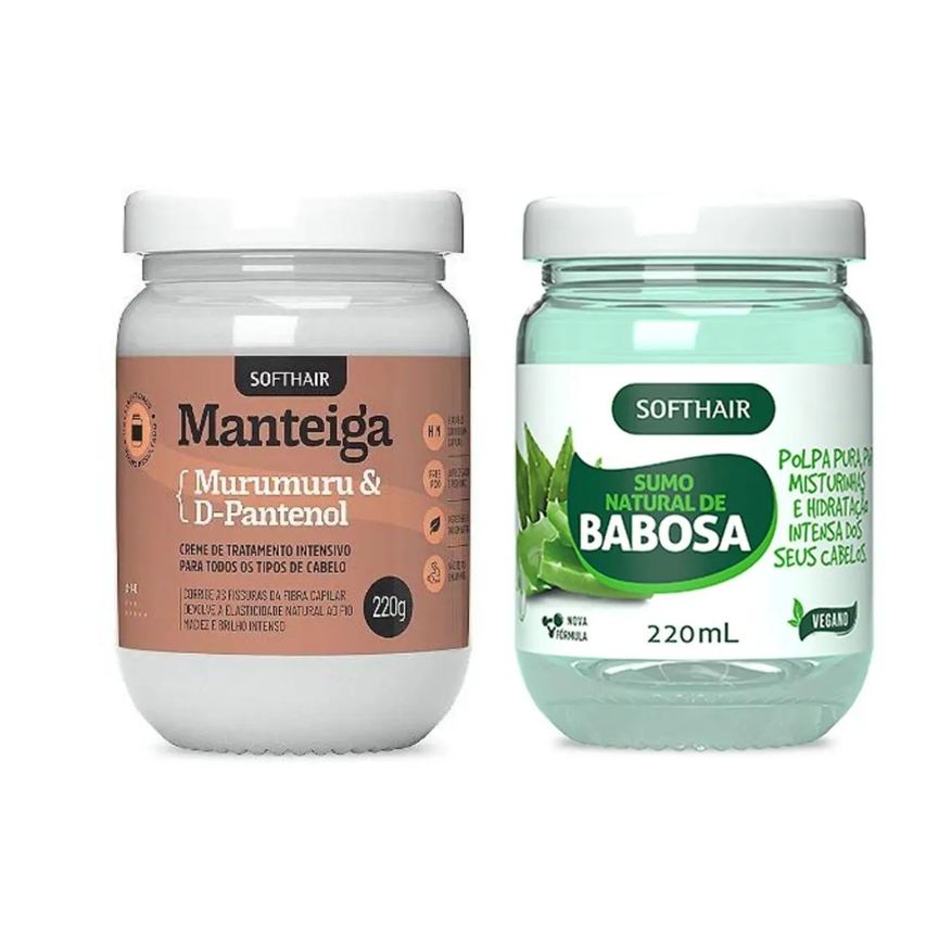 Soft Hair Sumo de Babosa Natural e Manteiga de Murumuru para Cabelos