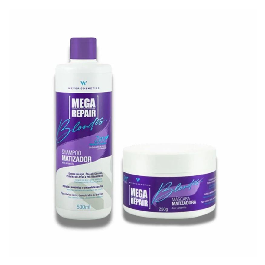 Wever Ind E Com De Cosmeticos Ltda Kit Masc+shampoo Matizador Blondes – Wever Cosméticos