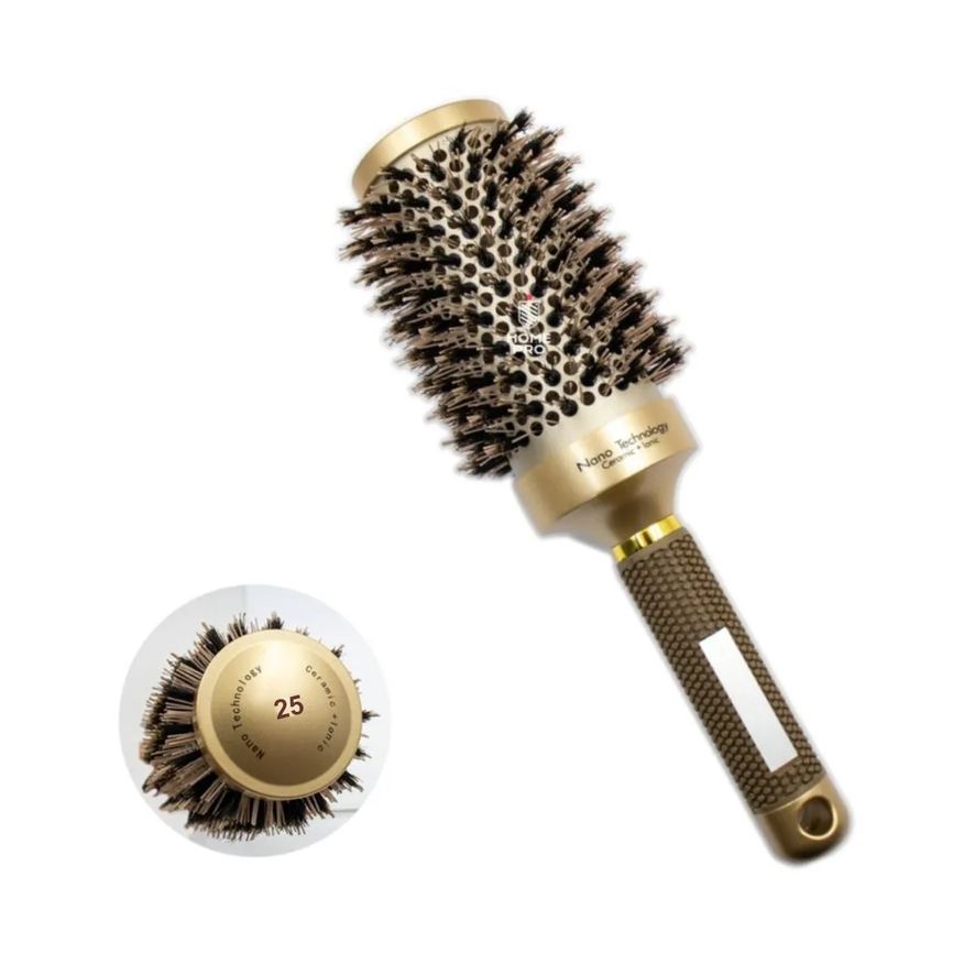 Mofashi Escova 25mm Nano Technology Ceramic Ionic Termica Cerdas de Javali