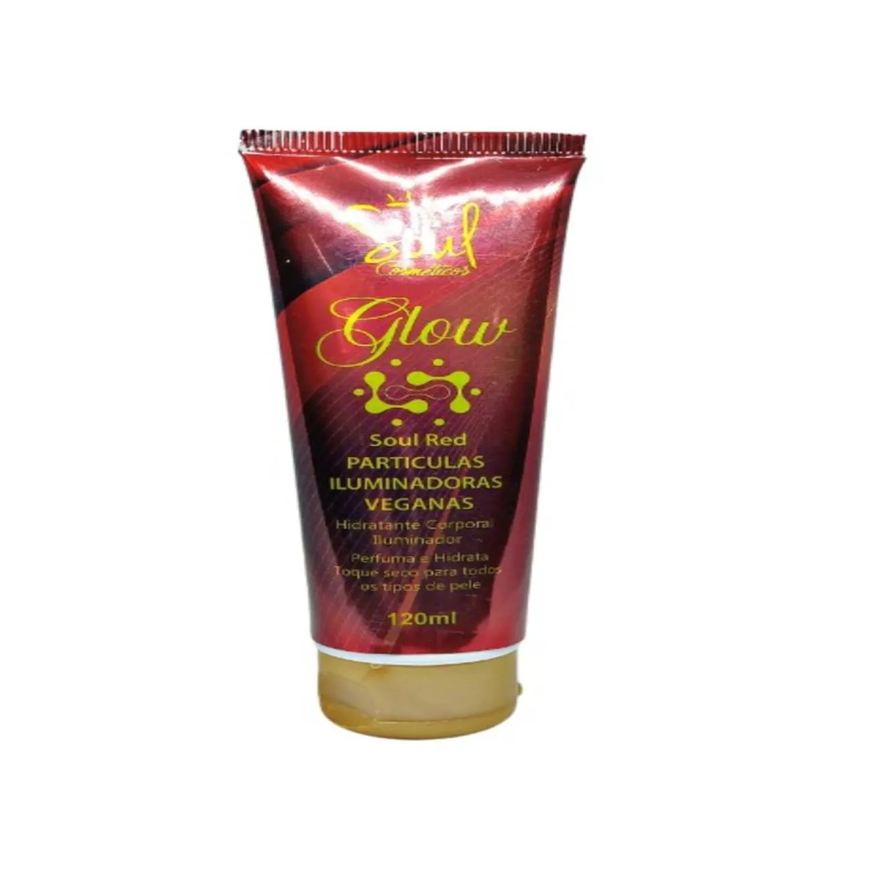 Soul Cosmeticos Hidratante Iluminador Glow Soul Red 120ml Soul Cosméticos