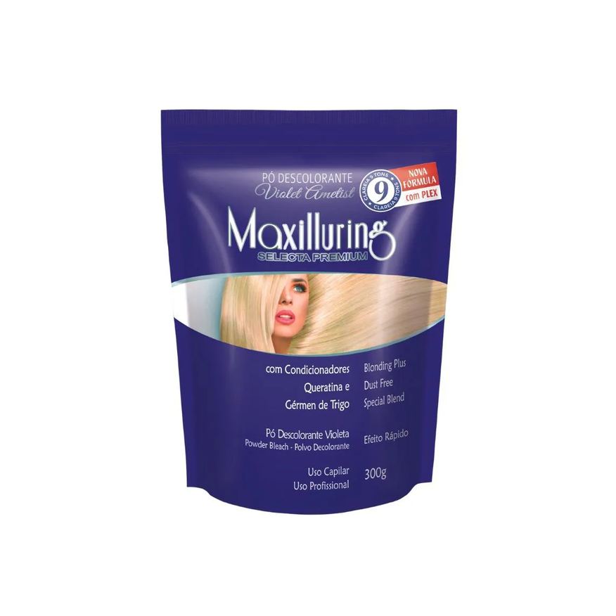 MAXILLURING Pó DESCOLORANTE STAND UP POUCH 300g VIOLETA AMETISTA