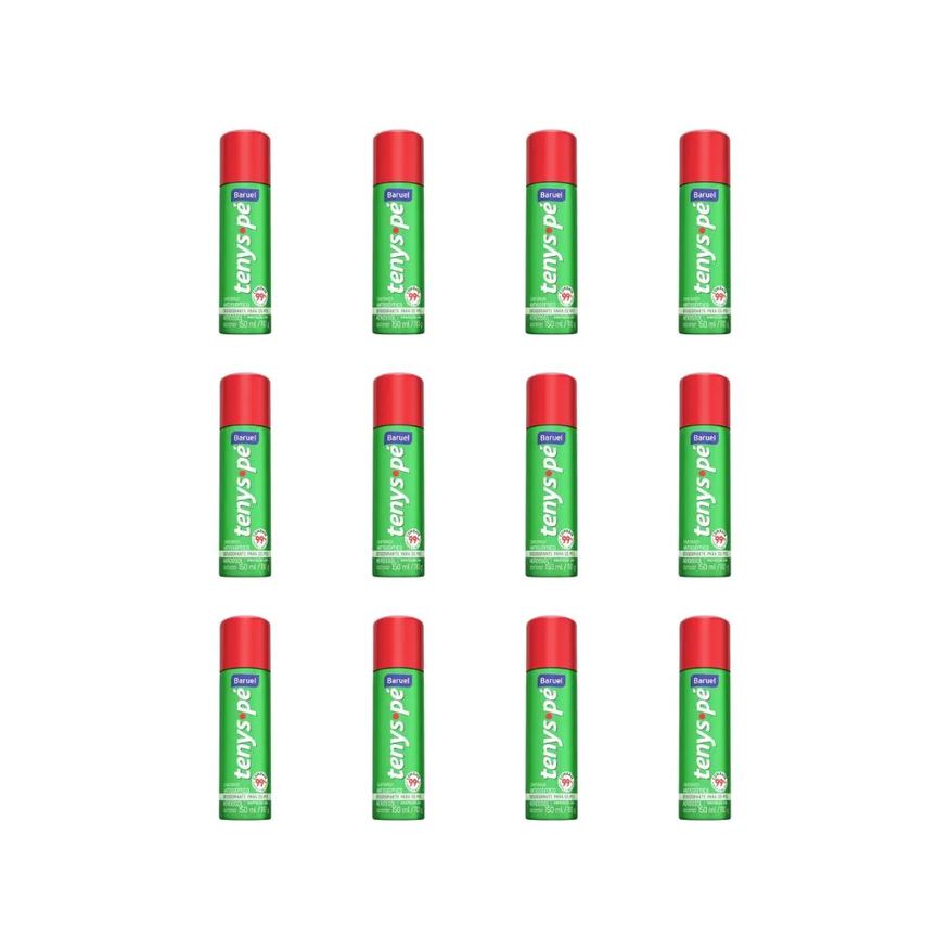 Pes Talco Tenys Pe Baruel Aerossol 150ml Canforado - 12un