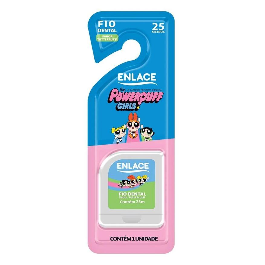 Enlace Fio Dental Meninas Super Poderosas 12x25m