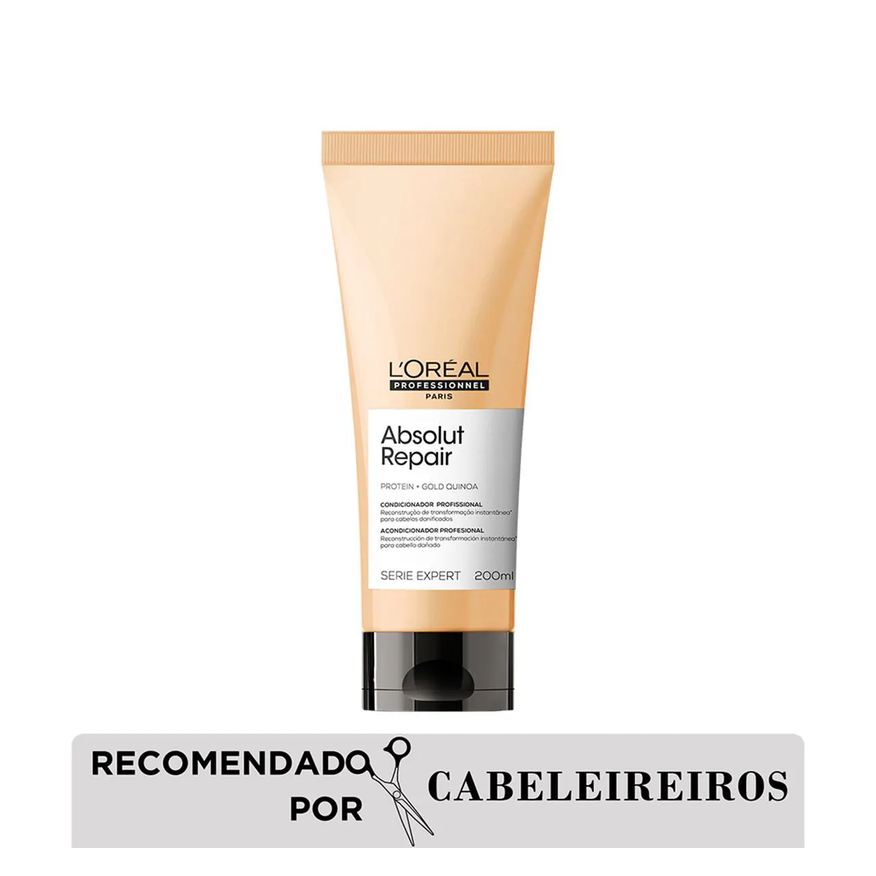 L'Oréal Professionnel Condicionador Reparador Absolut Repair Cabelos Danificados 200ml