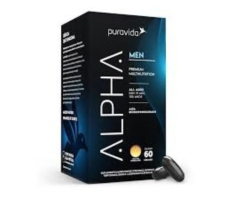 Puravida Alpha Men (60 Cápsulas) - Padrão: Único
