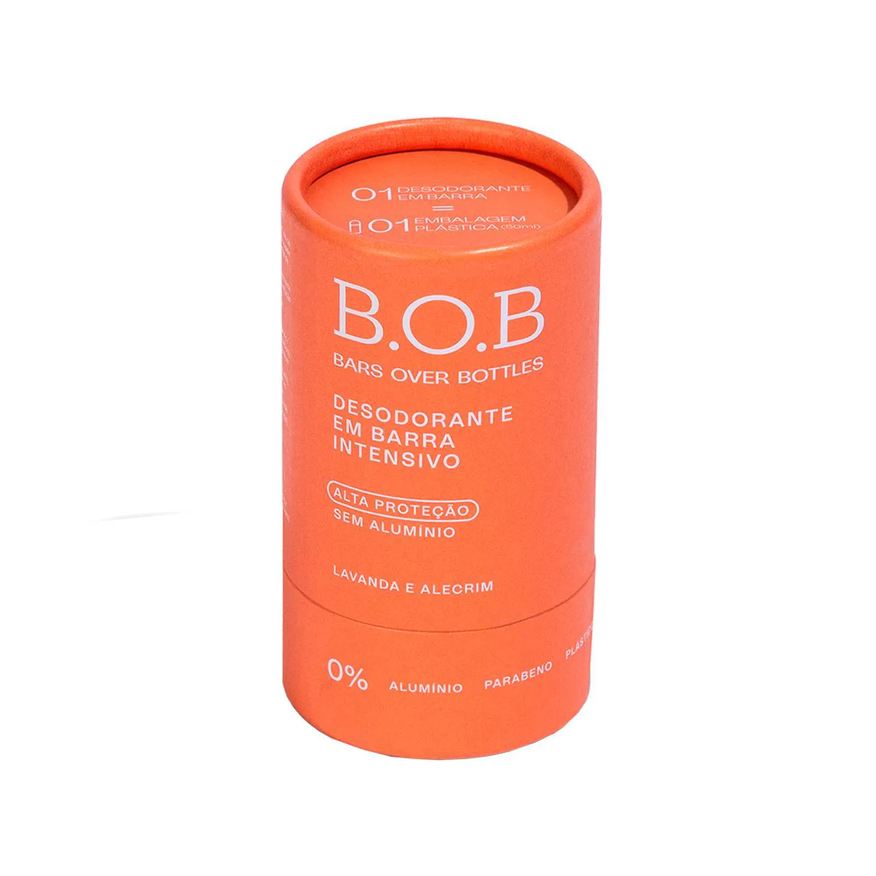 B.O.B Desodorante Alta Proteção Intensivo Lavanda e Alecrim 50g