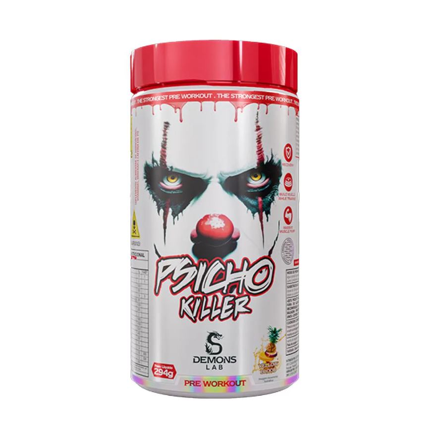 Demons Lab Pre Treino Psicho Yellow Bloody 300g