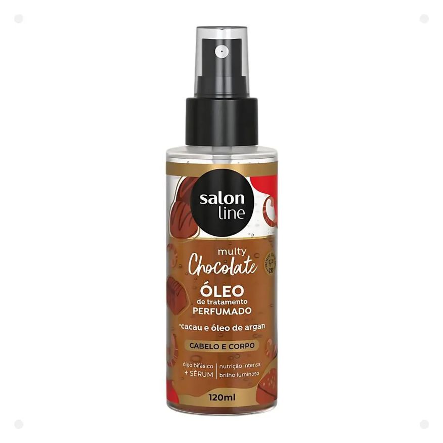Salon Line Óleo Bifásico Perfumado Multy Chocolate Cabelo e Corpo 120ml