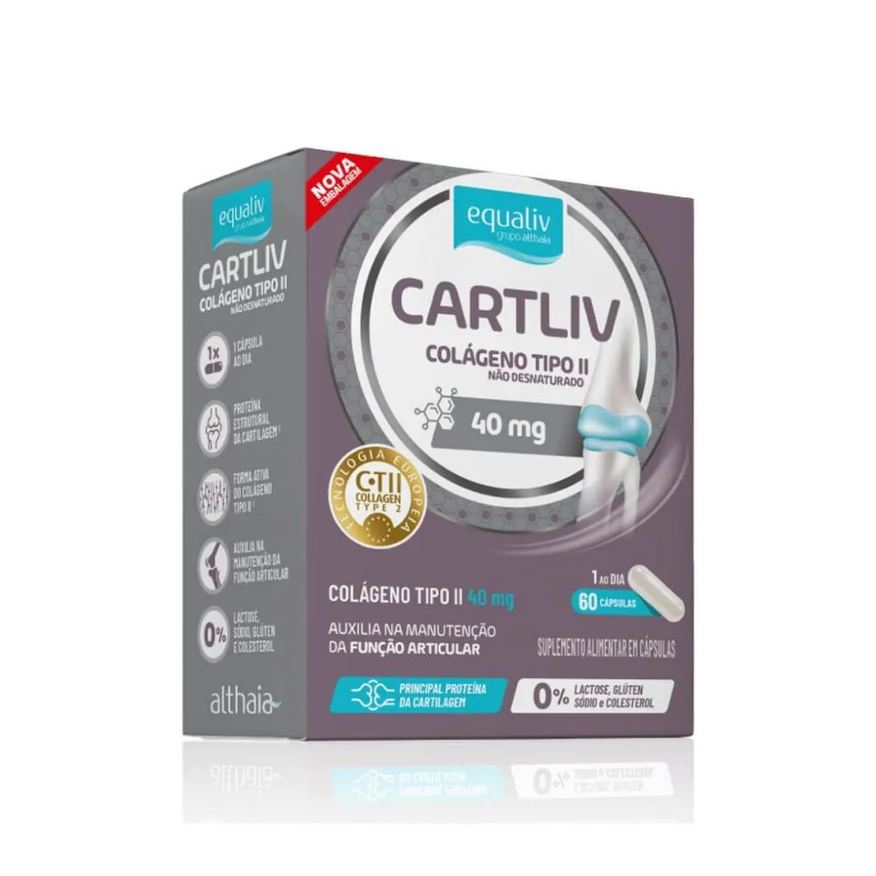Equaliv Cartliv Colágeno Tipo Ii (60 cápsulas) - Padrão: Único