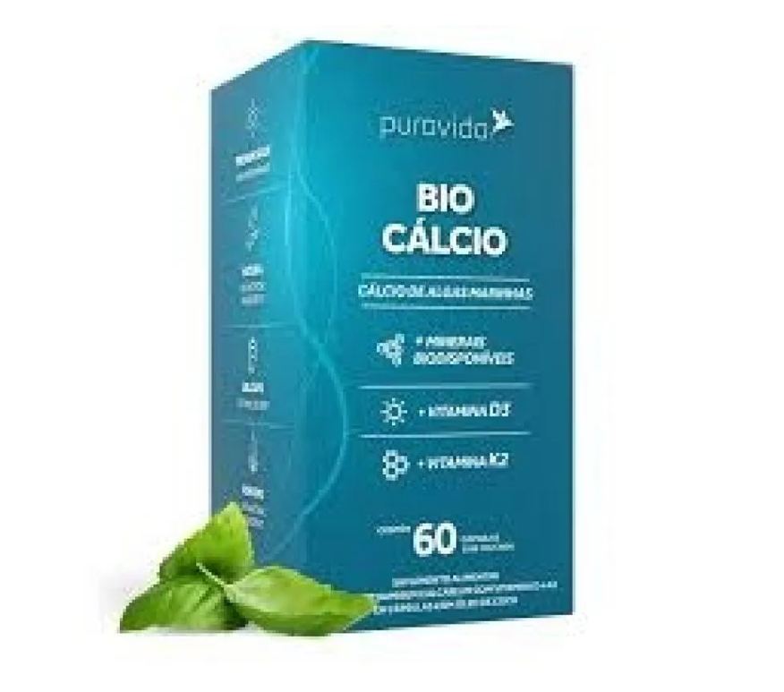 Puravida Bio Cálcio (60 cápsulas) - Padrão: Único
