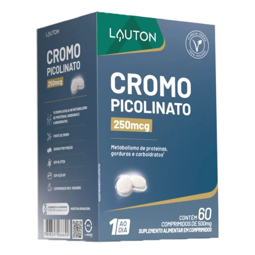 Lauton Cromo Picolinato 250mcg 60 comprimidos