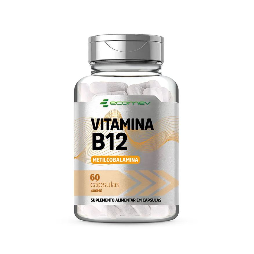 Ecomev Vitamina B12 Metilcobalamina 400mg 414vd 60 cápsulas