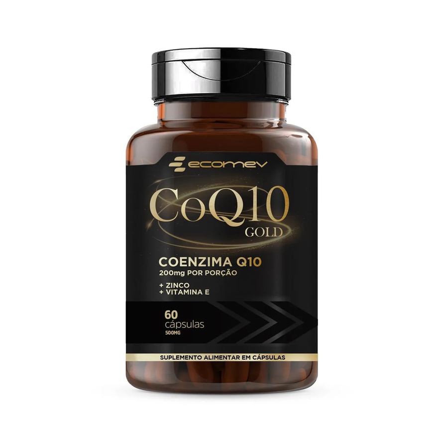 Ecomev Coenzima Q10 200mg com Vit e e Zinco 60 cápsulas