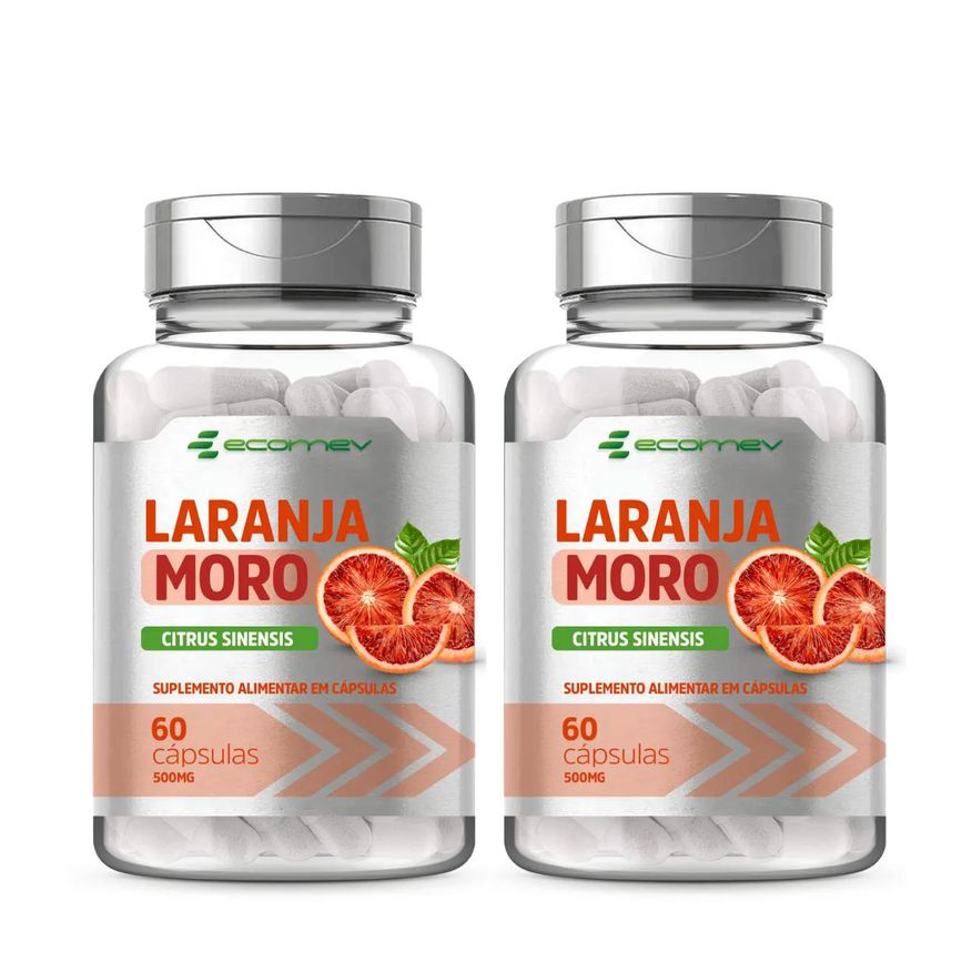 Ecomev 2x Laranja Moro Morosil 60 cápsulas 500mg