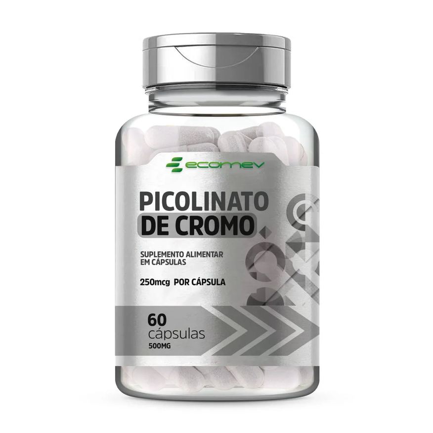 Ecomev Picolinato de Cromo 250mcg 60 cápsulas