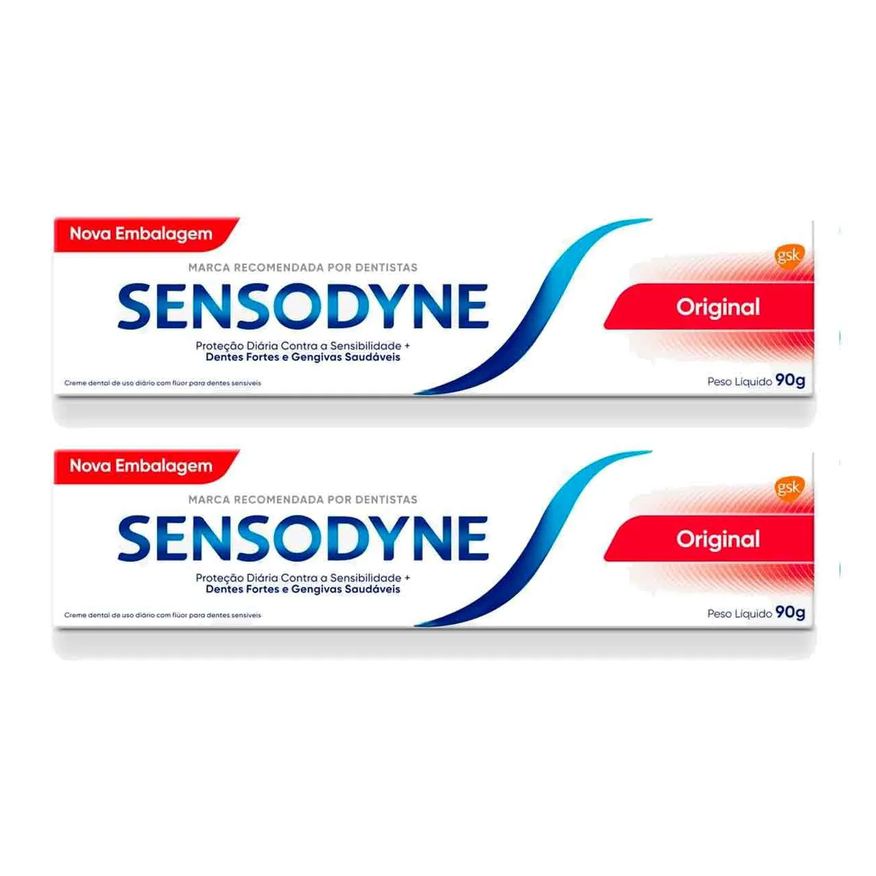 Sensodyne Kit Pasta de Dente Original 3 Unidades com 90g cada