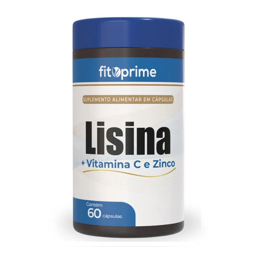 Fitoprime Lisina + Vitamina C e Zinco 500mg 60cps