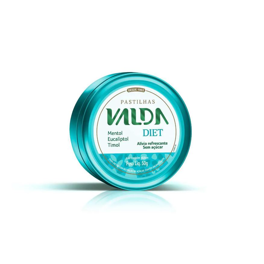 Valda Pastilha Diet Lata 50g