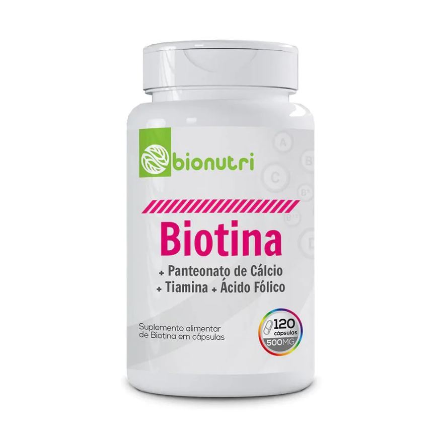 Bionutri Biotina 500mg 120 cápsulas
